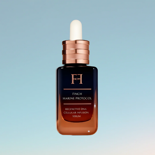Finch Marine Protocol Arctic PDRN regenerative serum bottle on white background for women 50+
